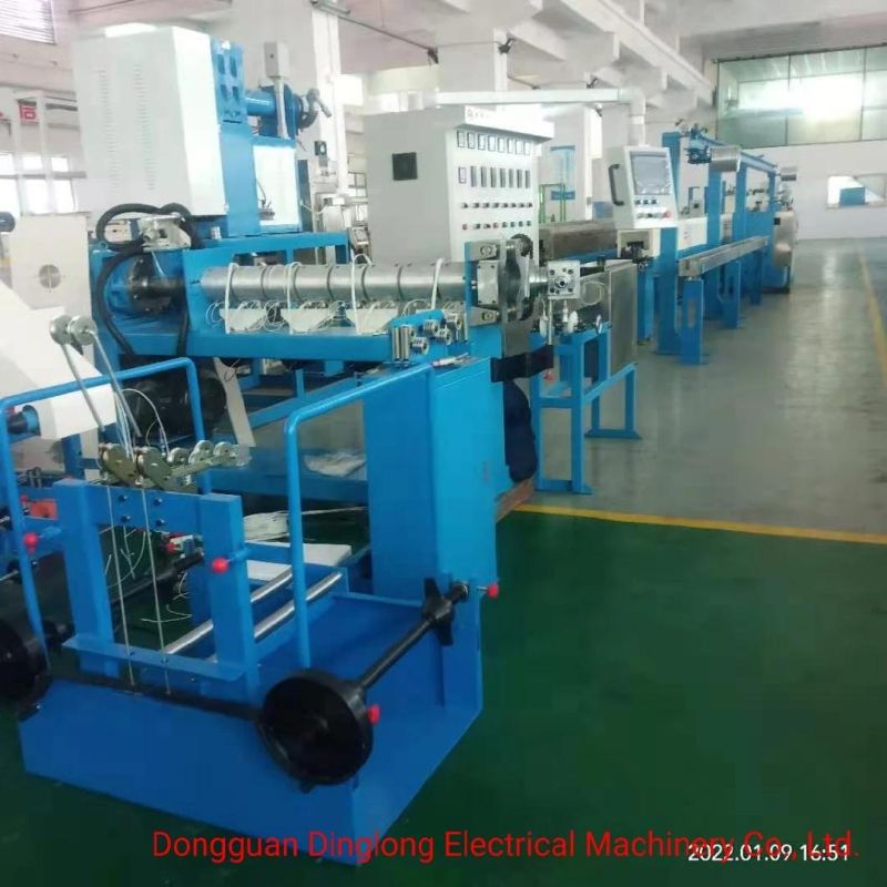PVC/PP/PE/TPE Silicone Extruder Teflon Wire Stranding Line Rubber Mixing Mill Cable Automatic Feeder Line LED Lamp Belt Equipment Extruder Line