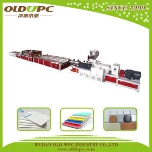 PVC WPC UPVC Foam Sheet Board Extrusion Line Plastic Extruder Machinery