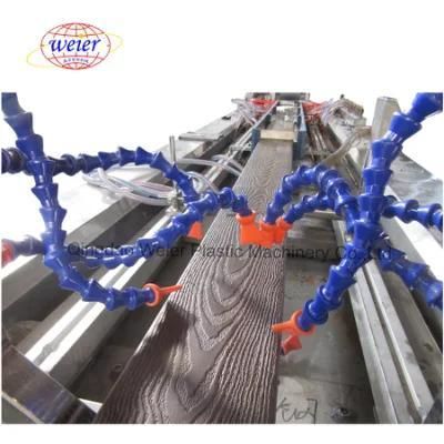 Outdoor WPC PE Decking Wall Panel Manufacture Machine Production Line