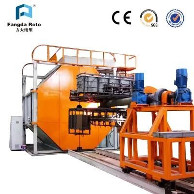 Two Arms Shuttle Rotomolding Machine in China