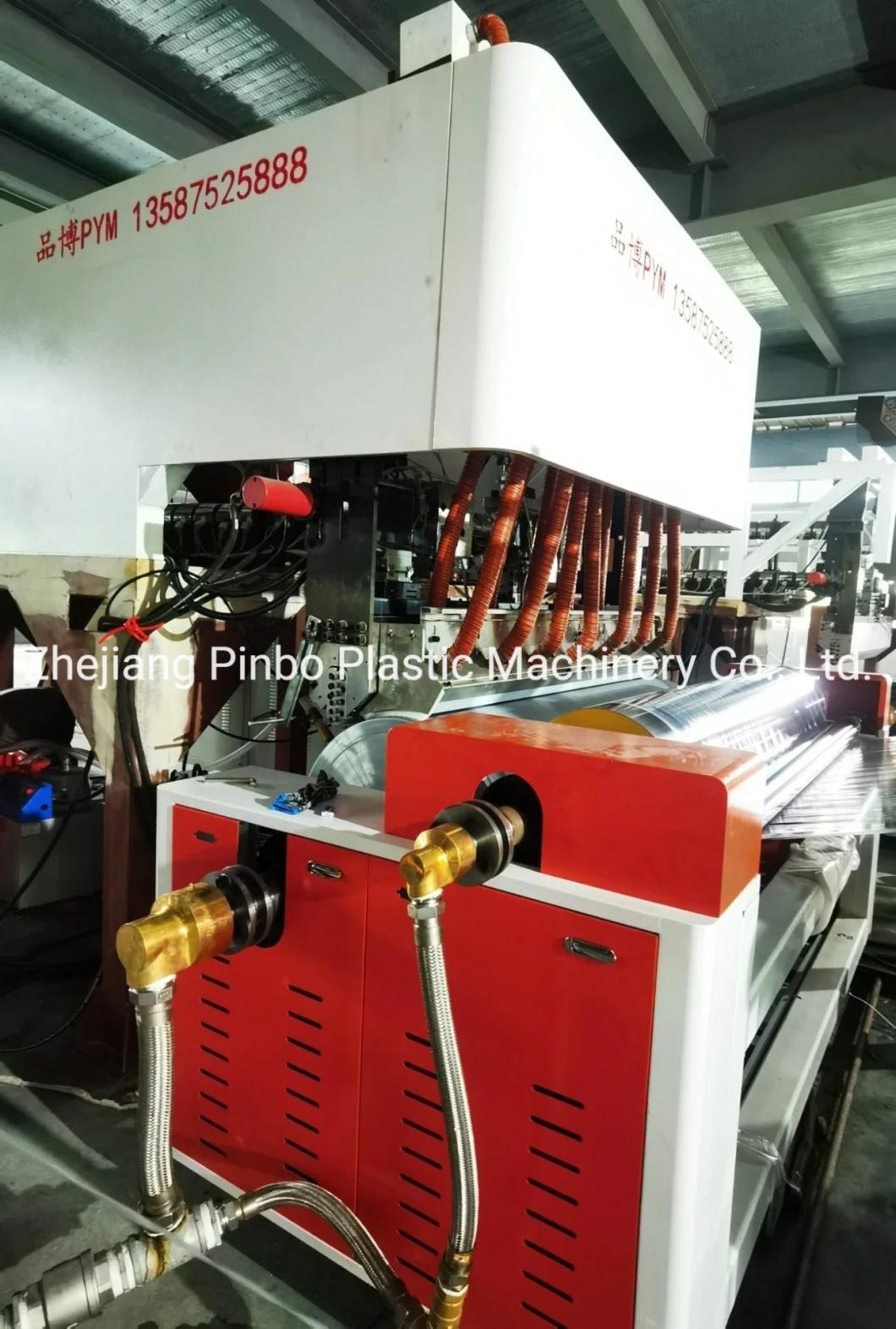 1500mm High Speed Multi Layer Plastic Stretch Film Cast Machine Group Production Line