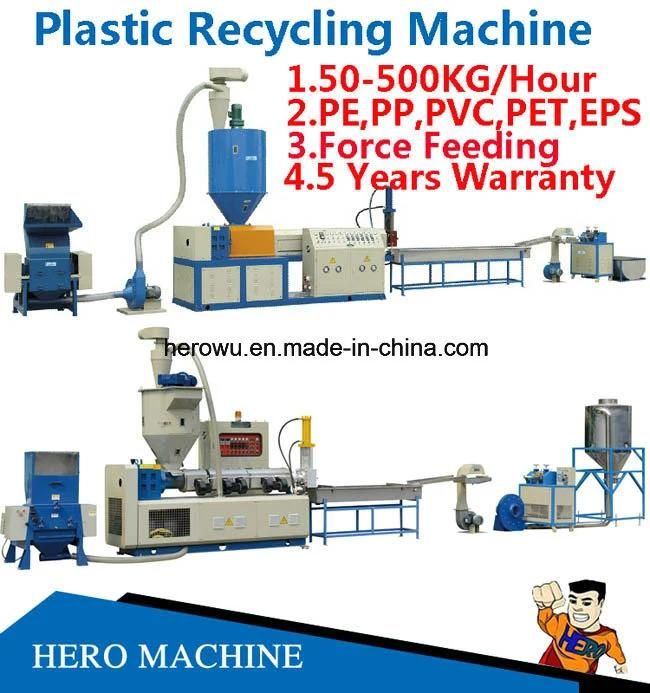 HDPE LDPE PE PP Garbage EPS Pet PVC Nylon Plastic Bags Film PS Bottle Washing Waste Plastic Recycle Machine Price