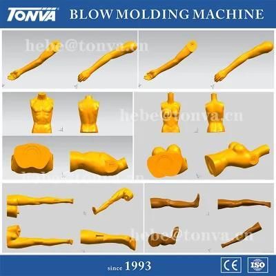 Tonva Plastic Mannequin Item Making Blowing Extrusion Blow Molding Machine with Low Price
