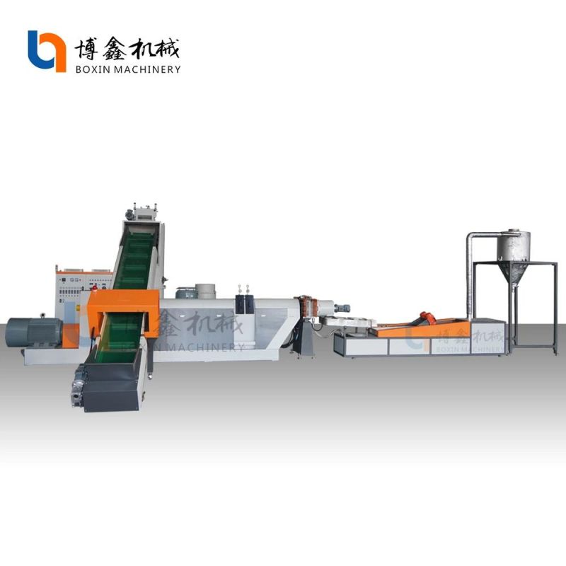 Boxin Bxc2 Series Plastic PE/PP Film Granulation Machine Single Screw Pelletizier Pellet Making Machine for Sale