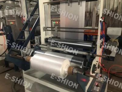 Double Layer LDPE HDPE PE Plastic Courier Bag Film Blowing Machine