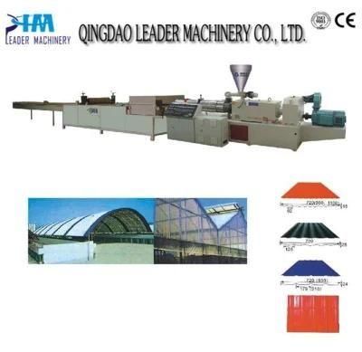 PVC PP Corrugated Sheet Extrusion Line