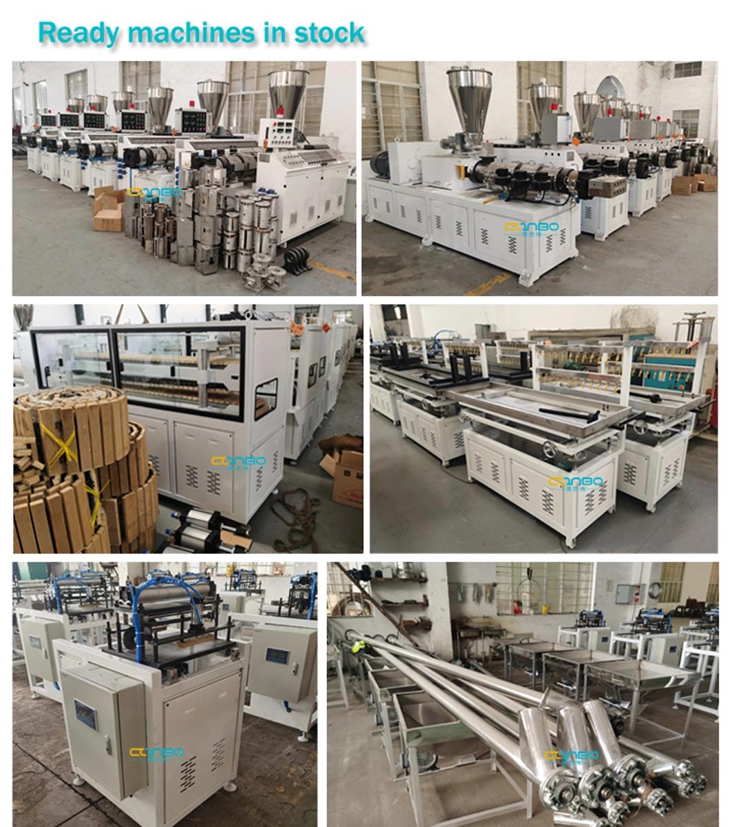 200mm 250mm 300mm 400mm 600mm Plastic Conical Twin Double Screw Extruder UPVC PVC Hollow Wall Ceiling Panel Profile Making Extrusion Production Line