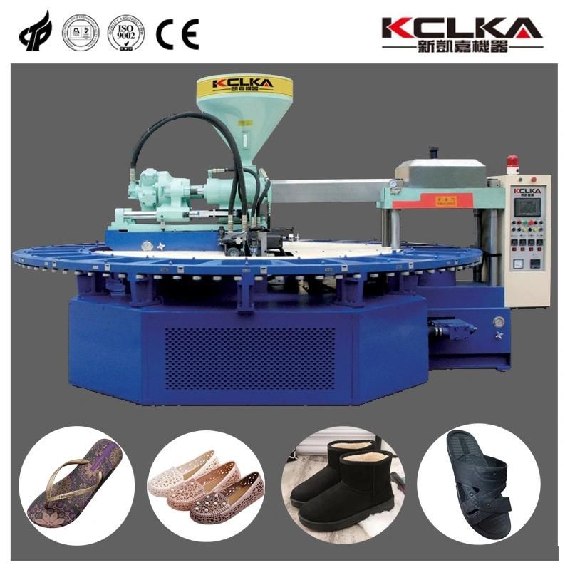 Brand New Single Color Slipper PVC Air Blow Injection Moulding Shoe Machine