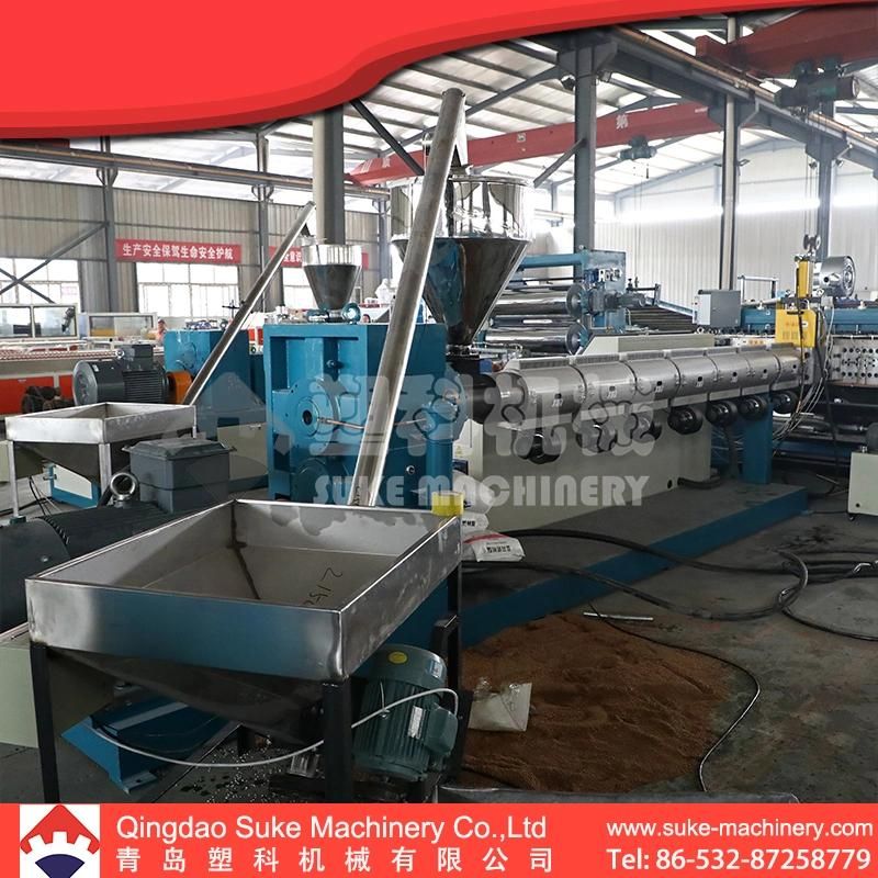 PP Hollow Corruated Packing Sheet Extrusion Making Machine
