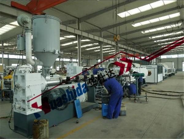 Plastic Solid Wall Pressure Pipe Extrusion Line