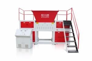 Mobile Waste Used Tire Crusher Price Double Shaft Waste Old Car Tyre Shredders for Sale in ...
