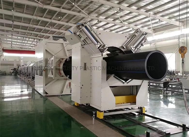 HDPE PE Gas / Water Supply Plastic Pipe Making Machine Production Line with 16mm to 800mm Diameter