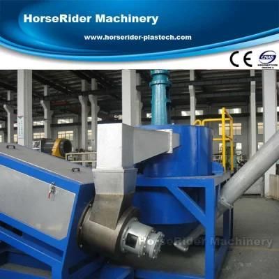 PE PP Single Screw Plastic Film Wash Line with Ce/ISO Certification