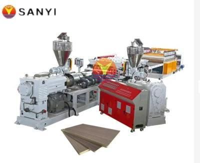 High Quality PVC WPC Foam Board Cutting Machine / WPC PVC Foam Board Making Machine