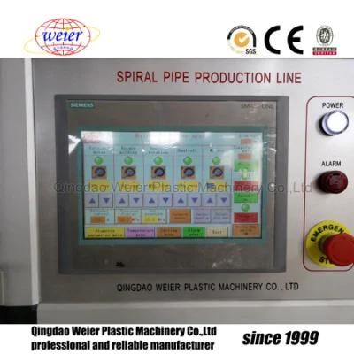 Hydraulic Spiral Hose Extruder Machine / Spiral Protective Sleeve Pipe Making Machine / ...