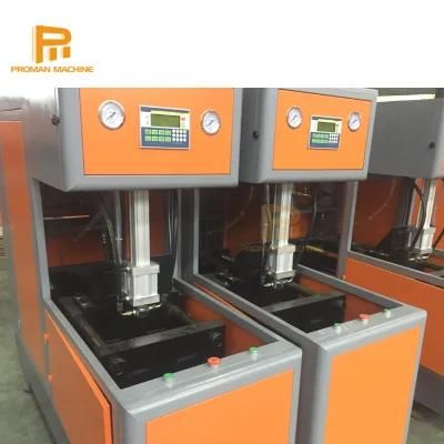 1000bph Water Bottle Making Machine, Semi Automatic Blow Moulding Machine Compact Design