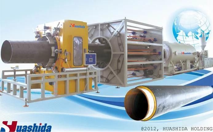 HDPE Pipe Production Line for Insulated Pipe Jacket Extrusion