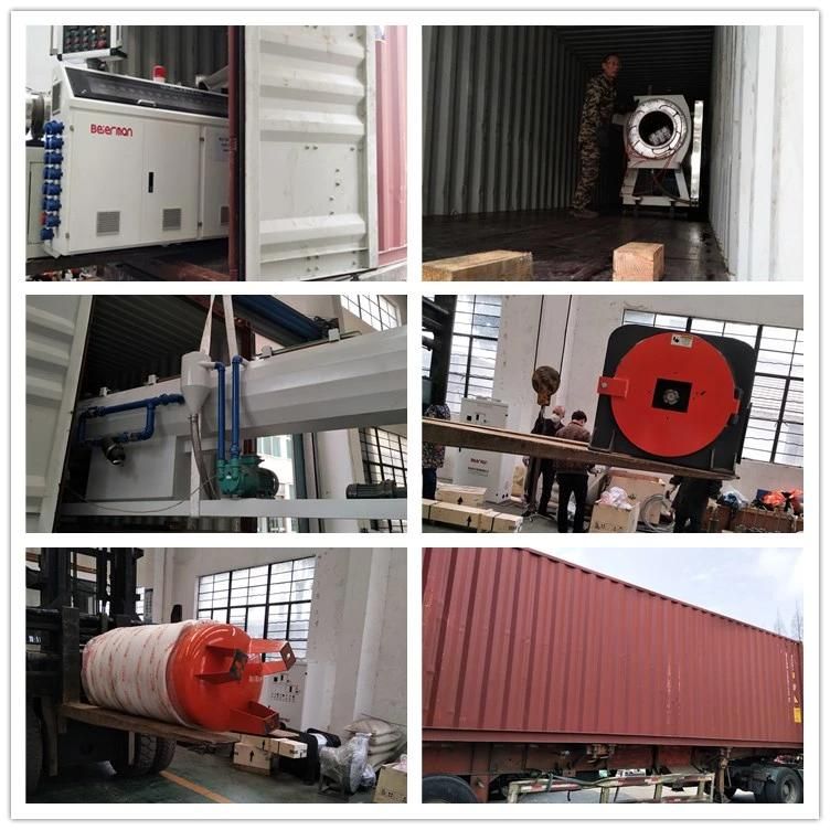 DN25 DN32 HDPE PE Plastic Water Supply Pipe Sj65 Single Screw Extrusion Making Production Line