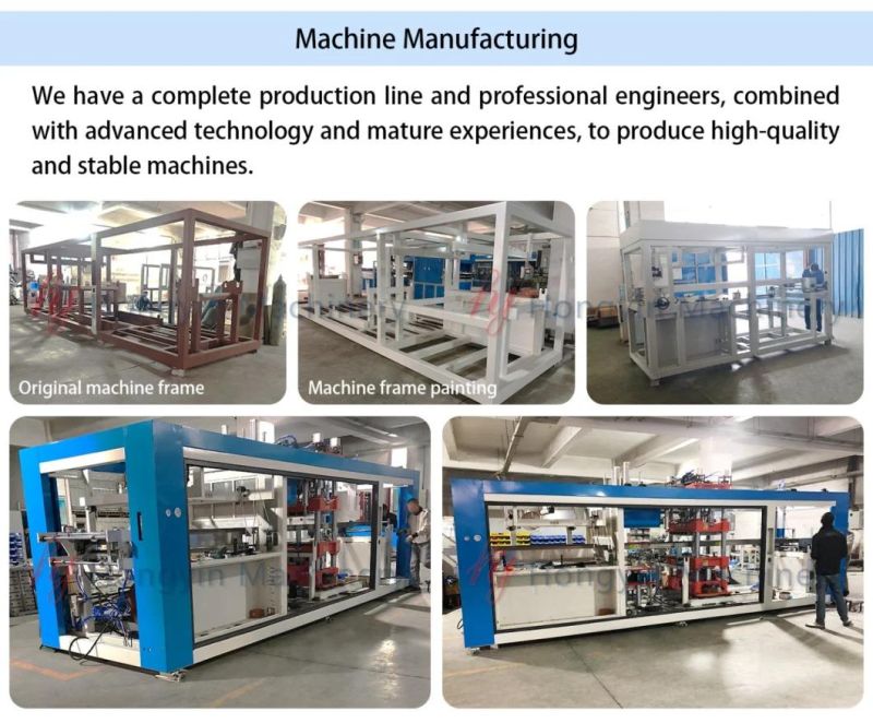 Automatic Forming Cutting Stacking Plastic Machinery Vacuforming Machine