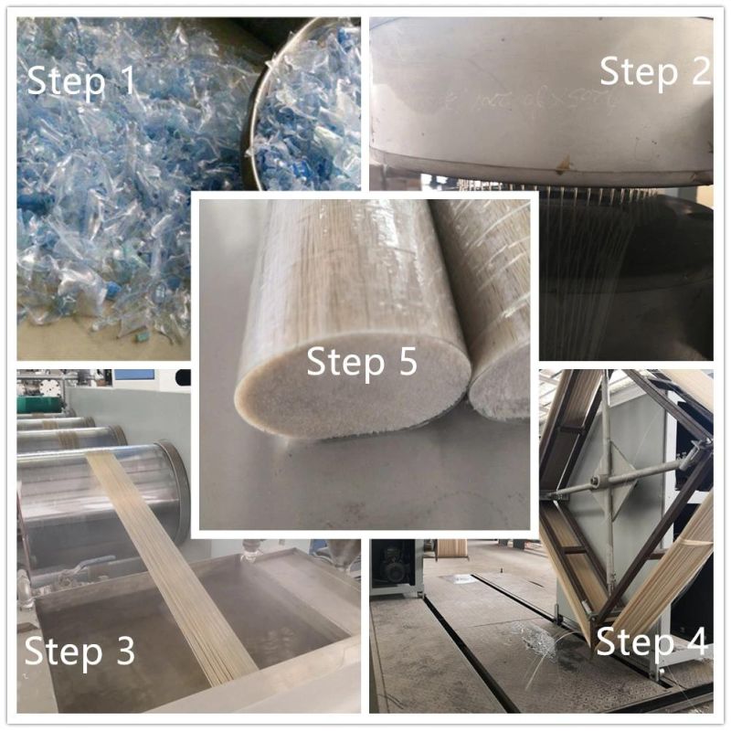 PP/PE/PA Plastic Brush Filament Making Machine for Road Snow Sweeper/Snow Plough Brush Fibers