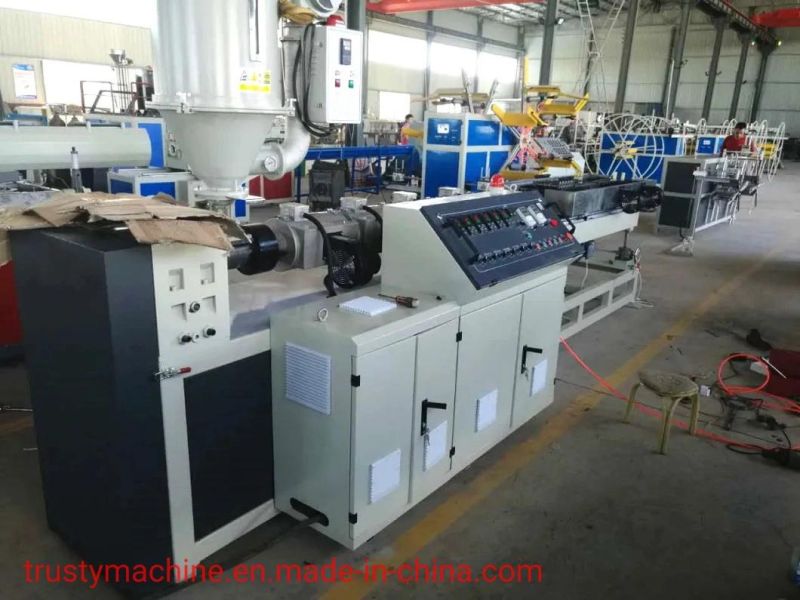 PP PE PVC PA Flexible Corrugated Pipe Extrusion Line