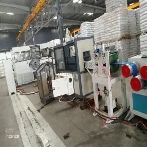 Double Colors PVC Layflat Hose Production Line Online Braiding Yarn