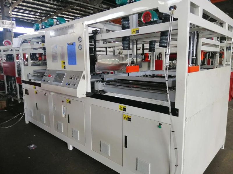Upper-Lower Double Heating Automatic Sheet Vacuum Forming Machine