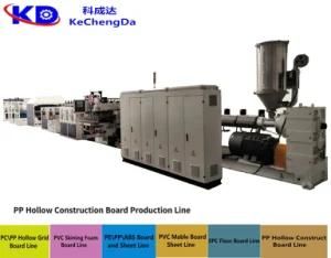 High Quality PC /PP/PE/PVC Plastic Hollow Grid Board/ Sheet Extrusion Line /Extruder ...