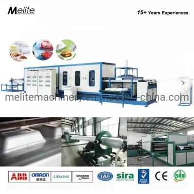 Automatic Plastic Food Box Container Egg Tray Vacuum Forming Making Machine