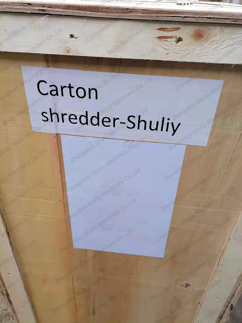 Factory Supply Waste Paper Carton Cardboard Box Shredder Cutting Shredding Machine