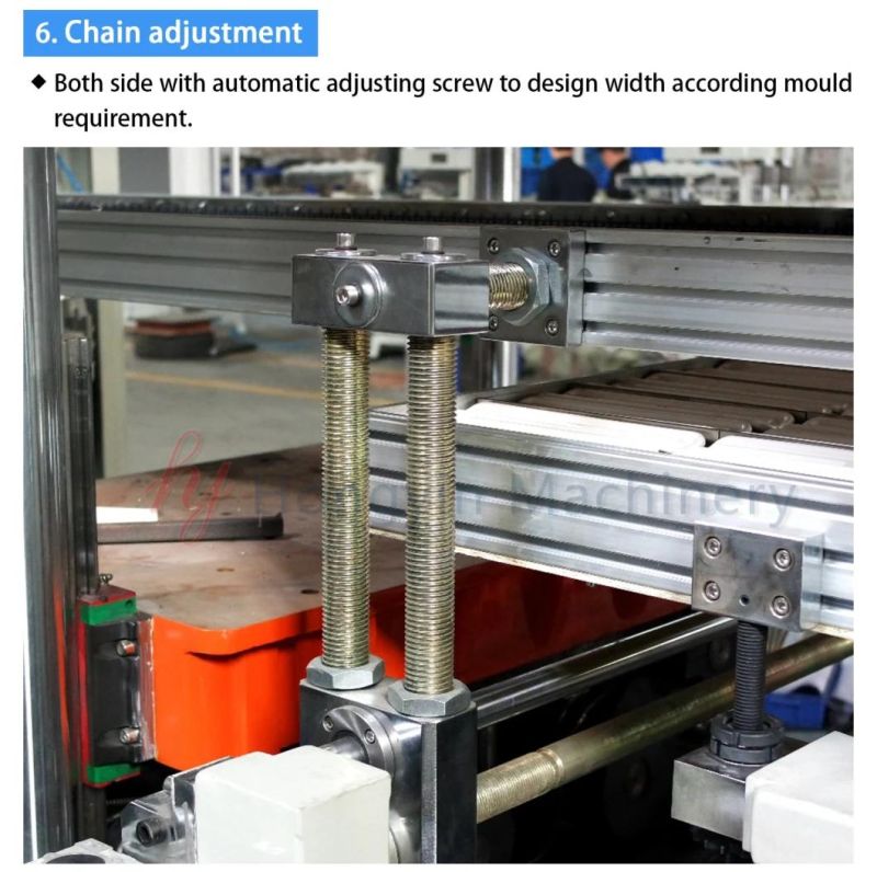 Full Automatic Double-Heating Ovens Plastic Pallet Thermoforming Machine