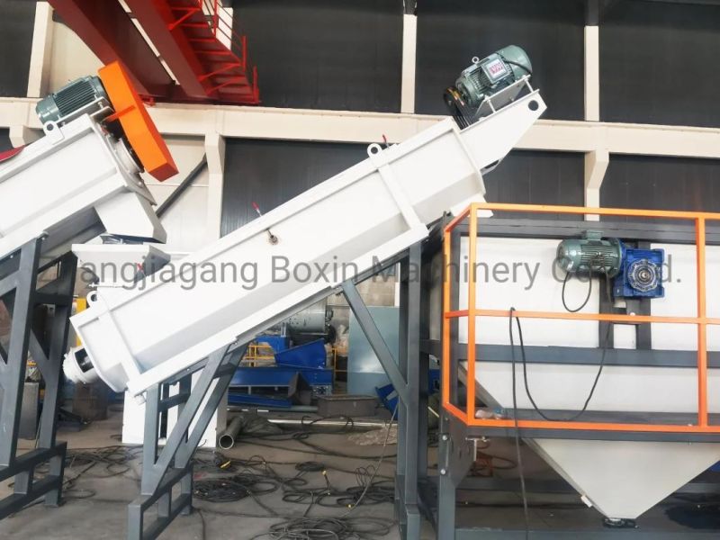 Agricultural Film Recycling Washing Machine with Capacity 1000kg Blue Drum Bucket Recycle Cleaning Equipment