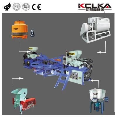 Brand New Kclka PVC Three Color Upper Injection Molding Machine
