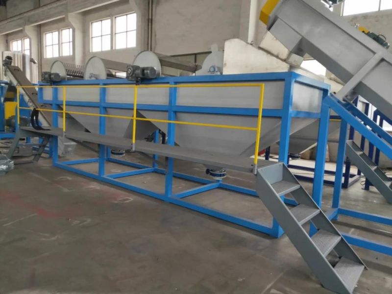 300-2000kg Waste Pet Bottle Film Crushing Washing Recycling Line for Textile Fiber