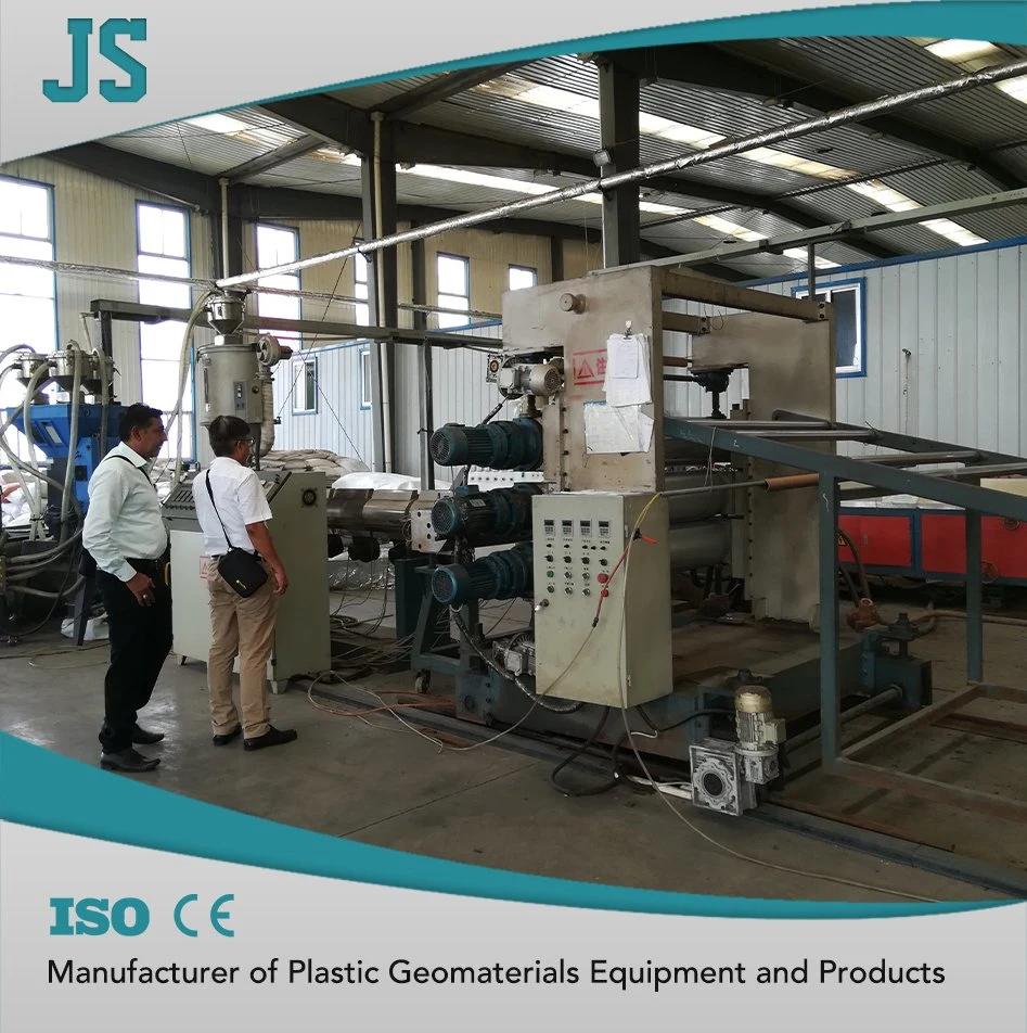Plastic Extrusion and Weld Machine to Make 3D Geocell