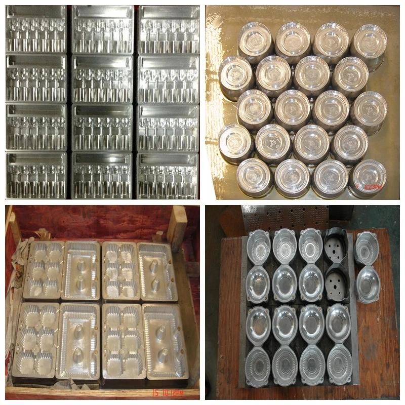 Servo Motor Driven Heating Forming Plastic Yogurt Lid Thermoforming Machine