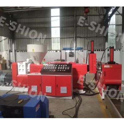 Double Scerw Waste Cooling Plastic Recycling and Granulating Machine Manufacture