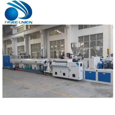 Double Screw PVC Plastic Pipe Manufacturing Machine, Plastic Sheet Extrusion Machine