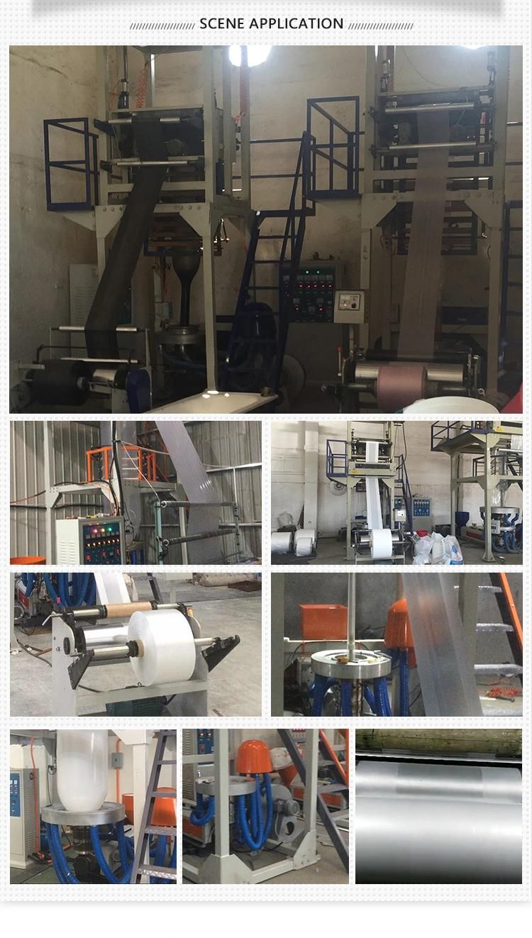 Supplier Direct Standard High Capacity Output Ce High Speed HDPE LDPE LLDPE Blown Plastic Film Extruder Machine