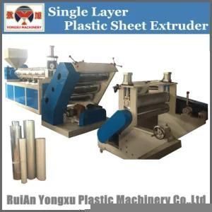Single Screw/One Layer Plastic Sheet Extruder Machine