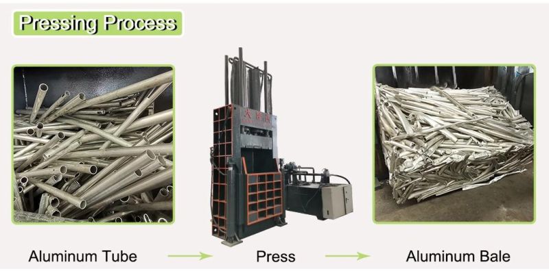 Hydraulic Recycling Plastic Bottles Baler Baling Press Machine