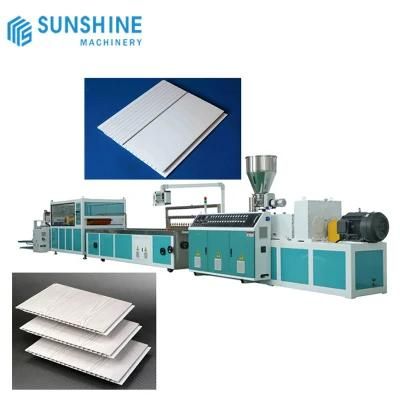 Plastic UPVC PVC Ceiling Gusset Wall Panel Extrusion Machine