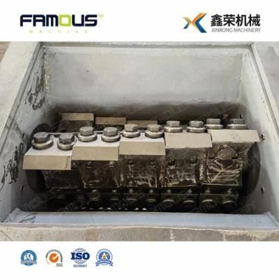 Single Shaft PVC/PP/PE/ABS/Pet Hard Waste Plastic Crusher with Solid Knife Roller