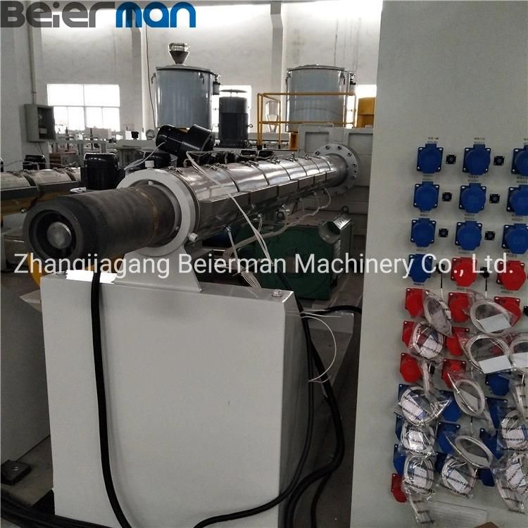 Sj65 Sj75 Sj90 Model Customized Single Screw Extruder for Extrusion PP PE Thick Board Plate Siemens Motor/Engine