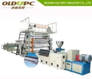 Spc (PVC-CaCO3) Flooring Production Line Producing Spc Flooring Machinery