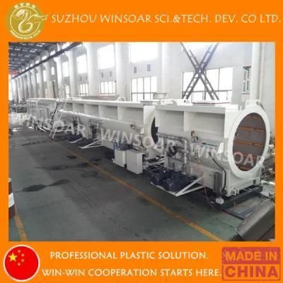 Plastic PE HDPE Water Line Pipe Extrusion Line PE HDPE Pipe Machine Extrusion Production ...