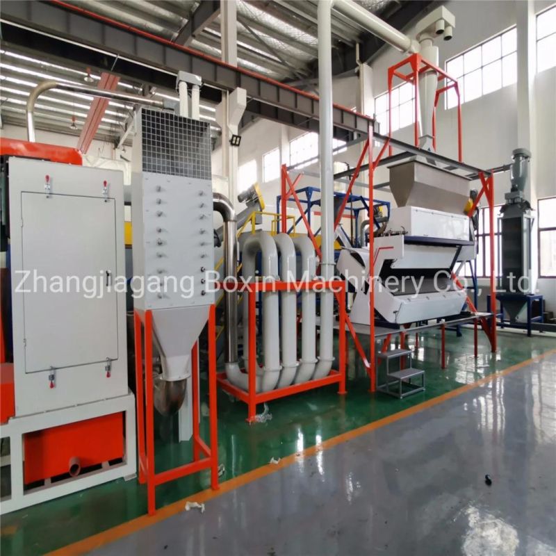 High Productivity Pet Bottle Recycling Machine for Water Cola Plastic Bottle with Friction Washer/Washing Plant