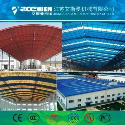 PVC Glazed/Corrugated/Wave Plastic Roofing Sheet/Plate/Board Production Line