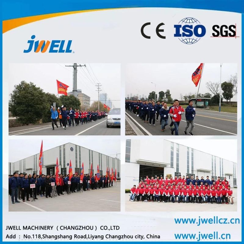Jwell Plastic Durable Recycling HDPE Machine Pipe/Machine Floating Pedal Plastic Machine
