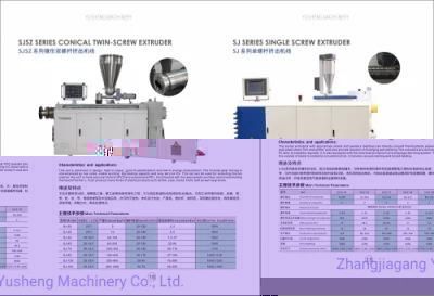 Yusheng High Quality PVC Pipe Production Line From Yusheng Machinery